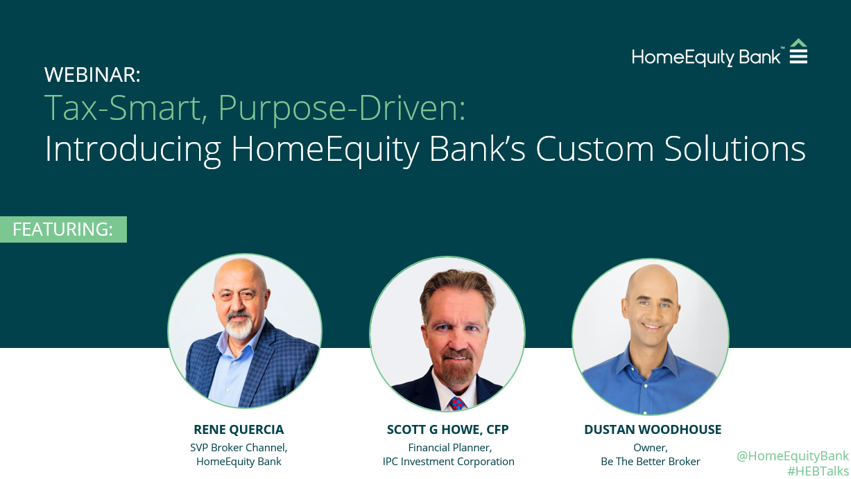 Tax-Smart, Purpose-Driven: Introducing HomeEquity Bank's Custom Solutions